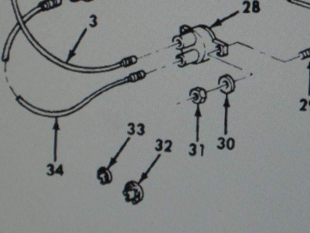 4 m151 warning light kit button plugs 432272 nos