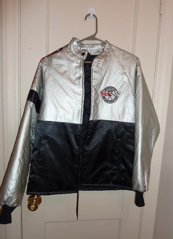 Vintage 1978 25th anniversary official pace car corvette coat jacket size small