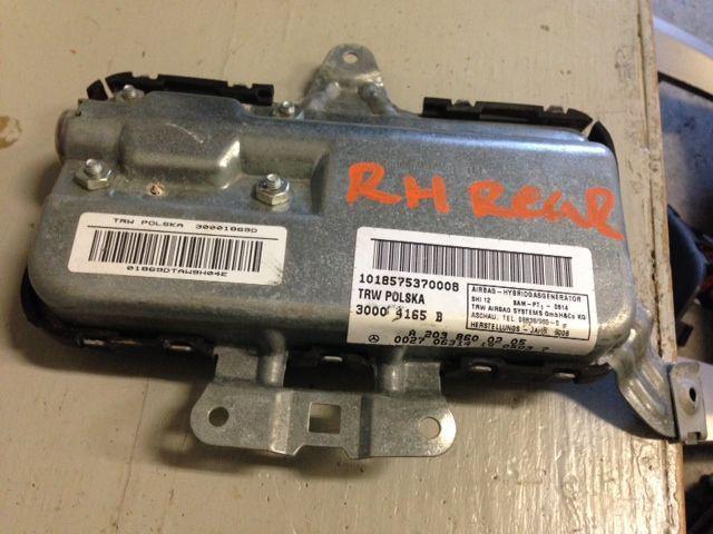 Rear passenger door air bag mercedes cls 06 07 08 09 10 11 a 203 860 02 05