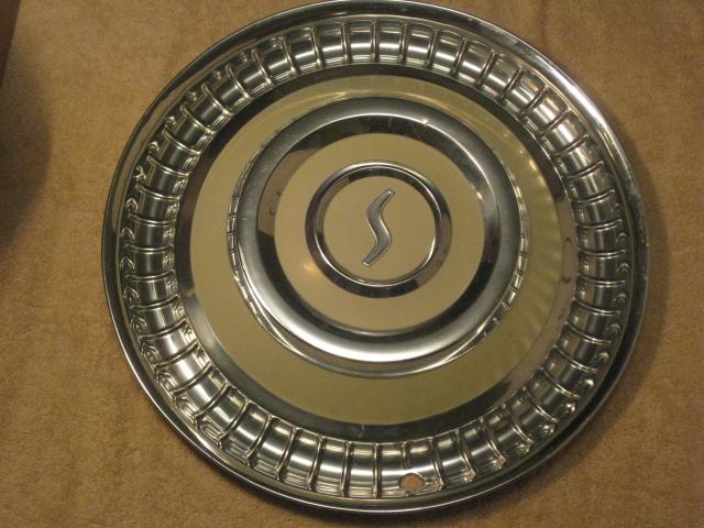 Mint studebaker hubcap 1959 1960 1961 1962 1963 1964 near museum quality 15 inch