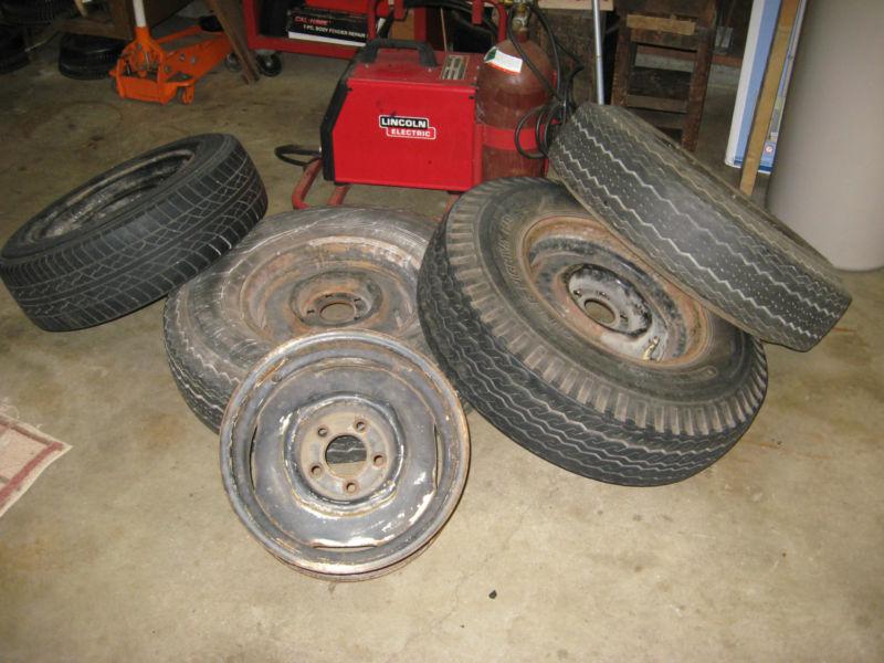 1970-80? dodge plymouth chrysler mopar wheel and tire lot