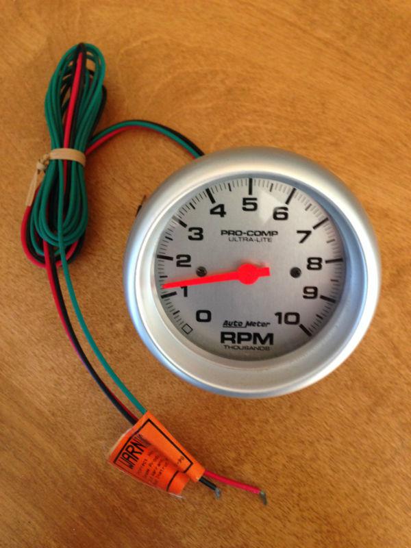 Find Auto Meter Pro Comp Ultra Lite Tach 4497 3 3/8 in Howell, New