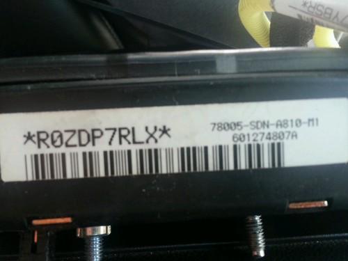 2003 Honda Accord Seat Airbag 78005sdna810m1, US $50.00, image 2