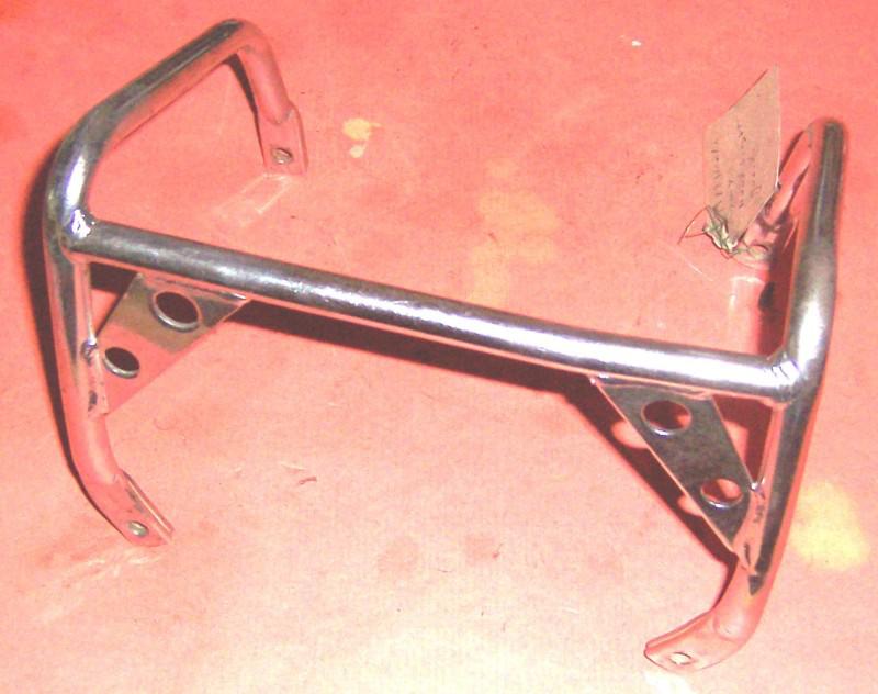 1983 honda 200x headlight guard head light guard very little rust oem part*