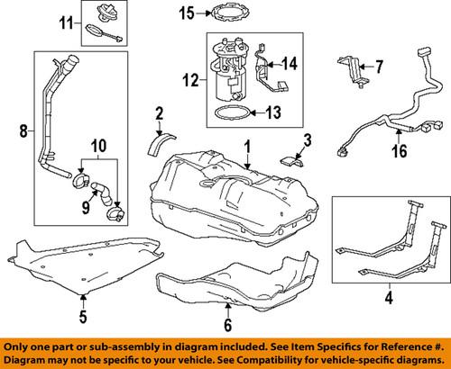 Chevrolet gm oem 95049575 fuel tank cap