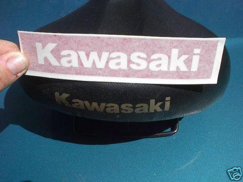  kawasaki seat and tank stencils back seat logo ltd csr vintage 