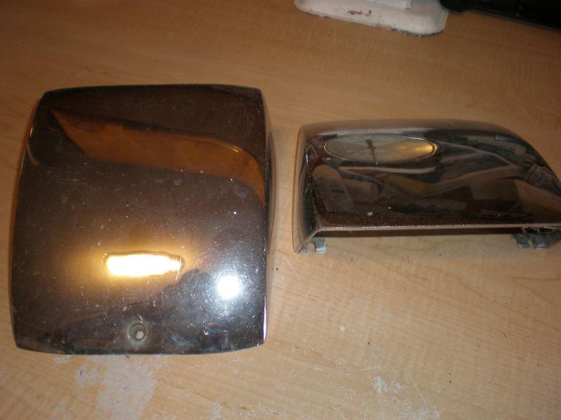A pair (2) vintage 1964 chris craft chrome plated bronze deck vents # 7503-3