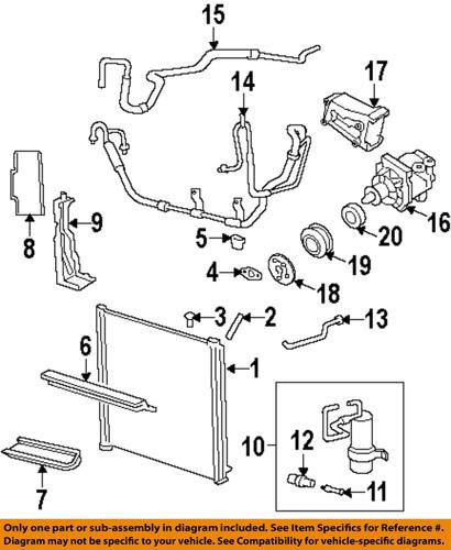 Ford oem 5c2z-19d784-a a/c clutch pulley/a/c compressor clutch pulley