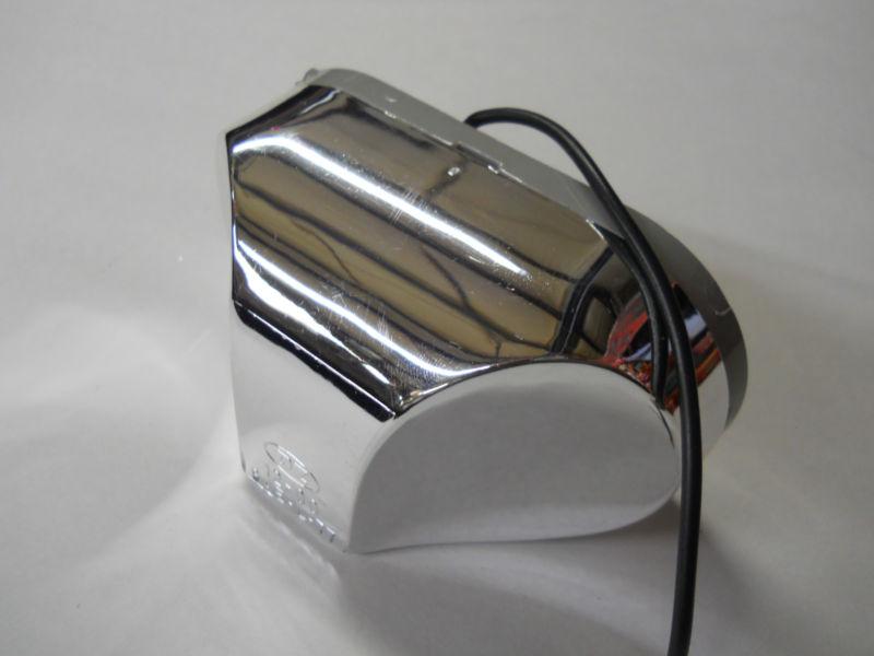 Vintage style chrome license light - car pickup truck hot rod or rat rod vintage
