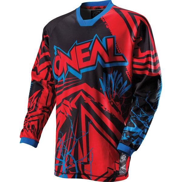 Red/black s o'neal racing mayhem roots youth jersey 2013 model