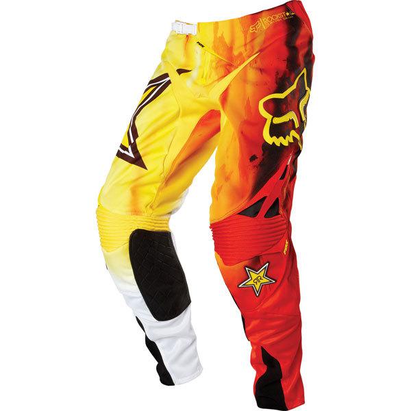 White w34 fox racing 360 rockstar fade pants