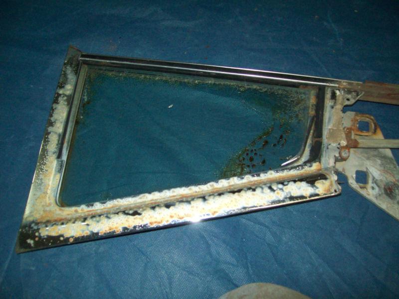 1957 BUICK ROADMASTER 4 DOOR L FRONT DOOR VENT WINDOW FRAME, US $49.99, image 2