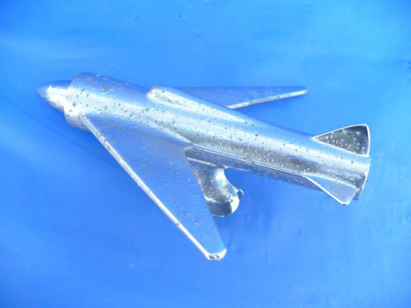 Original vintage 1953 willys airplane hood ornament rare