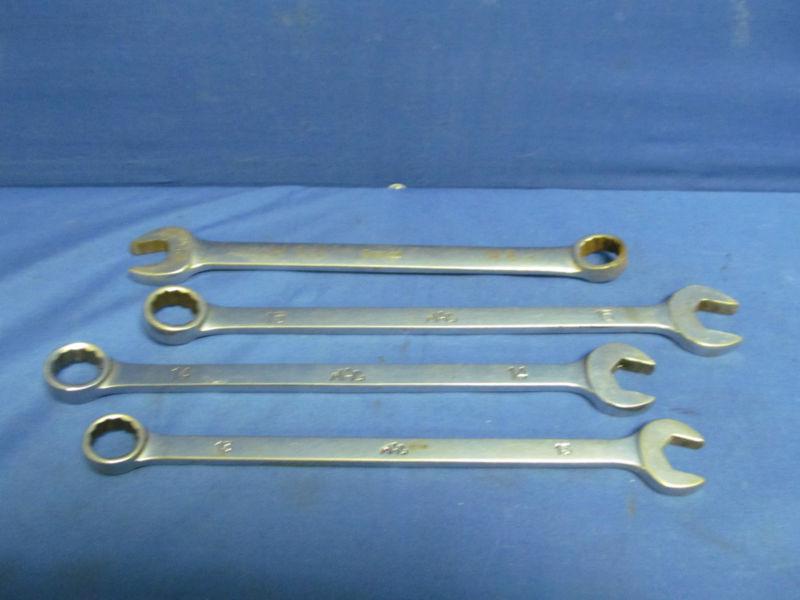 Snap-on 9/16" wrench & mac 13mm, 14mm, 15mm wrenchs.  4 piece set!