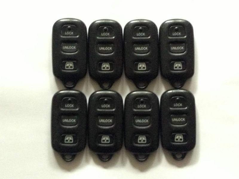 Hyq12bbx lot of 8 *rear window* toyota 4runner sequoia remote fobs. very good   