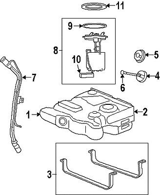 Chrysler 5278655ab genuine oem factory original filler cap