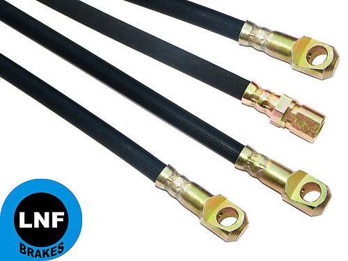 71-78 fiat 130 coupe 3.2 3200 - brake hose front set x4