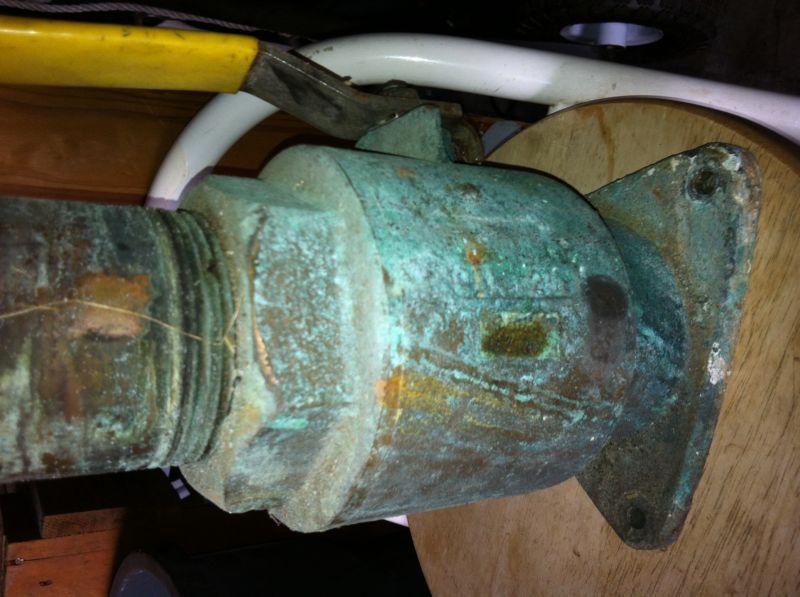 2 1/2" bronze sea flange valve ball valve