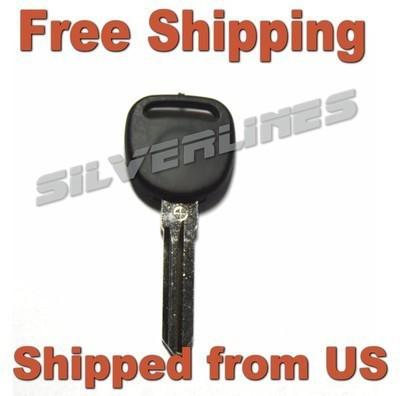 2006-2010 chevy chevrolet impala malibu uncut blank key transponder ignition c46