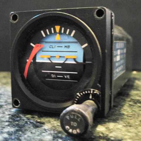 J.e.t. standby gyroscope indicator p/n 501-1105-03