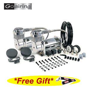 Viair 38003 dual chrome 380c value pack free gift free shipping