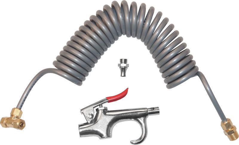 One cab blower air gun kit under seat mount air blower
