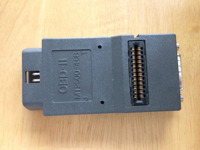 Snap on obd ii (b) mt2500-46b key adapter solus modis