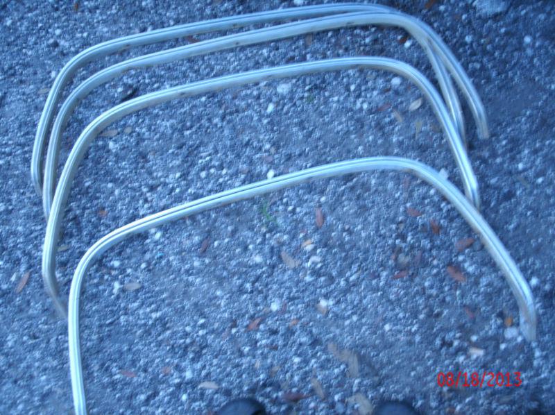 73 - 87 chevy gmc pick up truck wheel well house mouldings set of 4 molding