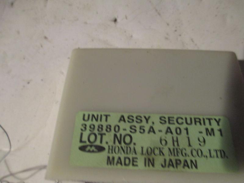 2007 2008 honda fit sport 1.5l security control module computer 39880-s5a-a01-m1