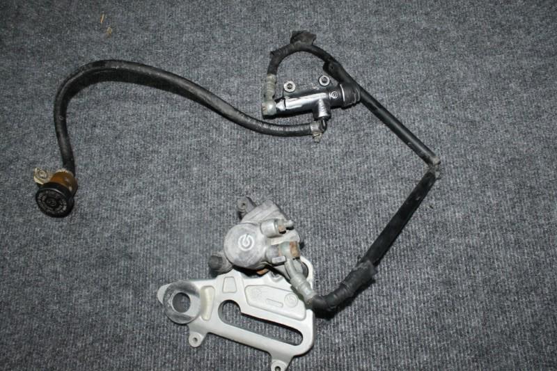 1997 ktm 125 200 250 300 rear brake master cylinder and caliper 94 95 96 97