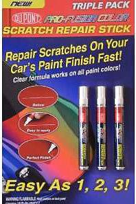 3 dupont pro-fusion scratch repair stick for all color car touch up pen auto kit