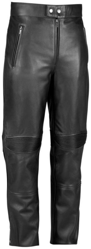 River road bravado leather motorcycle pants black size 46