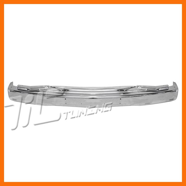 88-90 buick regal front bumper face bar gm1006130 chrome steel for custom coupe