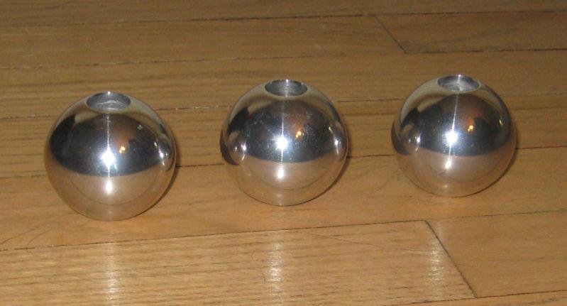 Hurst olds lightning rod aluminum shifter knobs shift balls set 