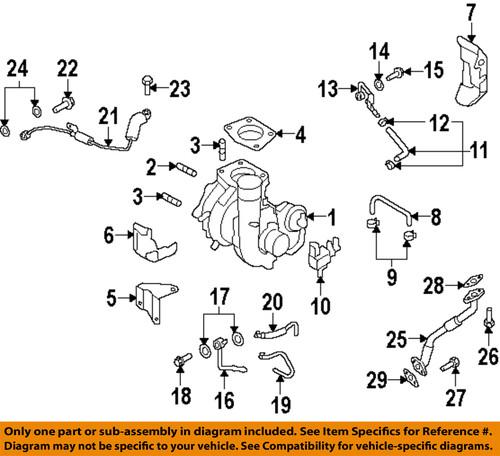 Mazda oem l3k914264 turbocharger oil line gasket/turbocharger gasket