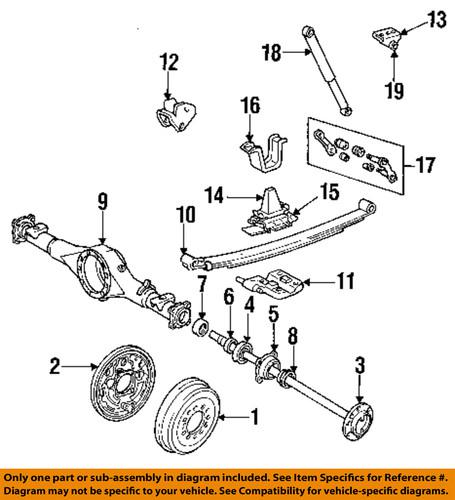 Toyota oem 4242320010 axle & differential-bearing retainer