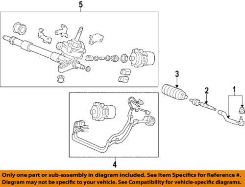 Honda oem 53610-snr-a01 tie rod/steering tie rod end