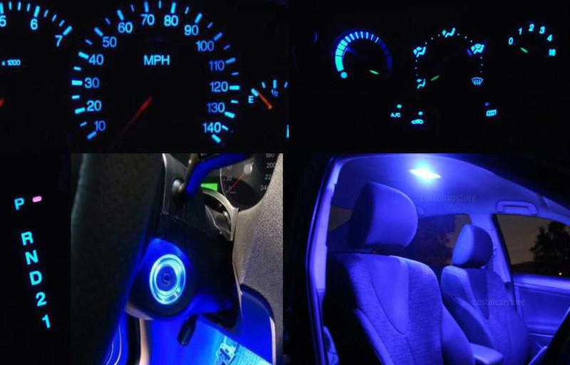Sell Jeep Wrangler TJ 9906 Full Blue LED Light Conversion Kit Gauge