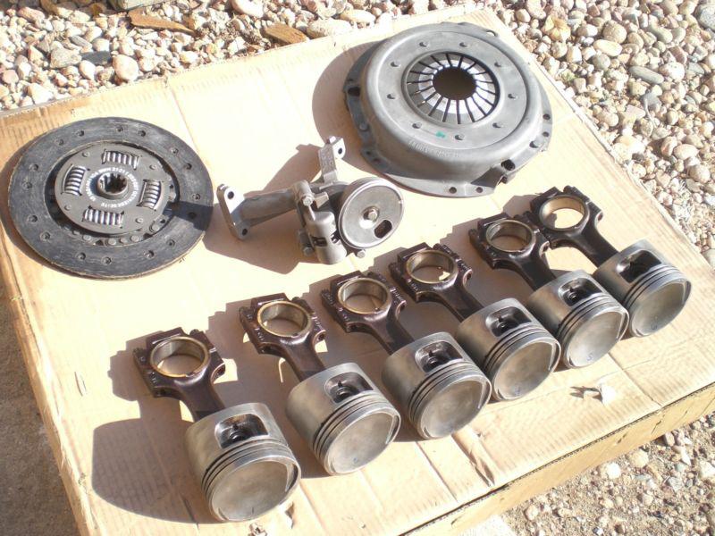 Sell 198792 BMW e30 m20b25/G260 Pistons Pins ConRods Oil Pump Clutch