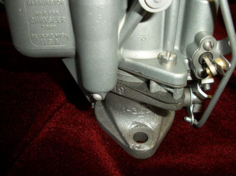 Sell Vintage Carter Carburetor EV1 1946 1947 1948 Chrysler and DeSoto