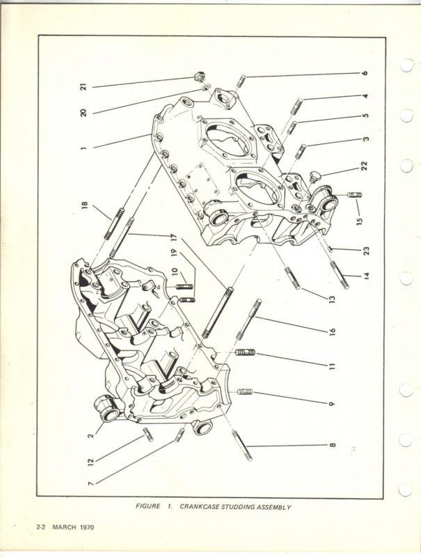 Sell 1970 Continental Aviation Engine Manual Parts Catalog Teledyne in