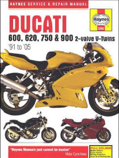1991-2005 ducati monster 600 620 750 900 ss manual