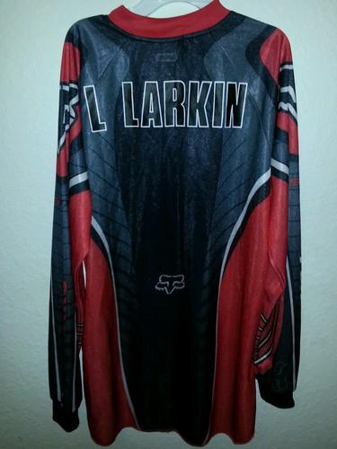 L larkin supercross motorcross motocross jersey  fox racing motorcycle men's med