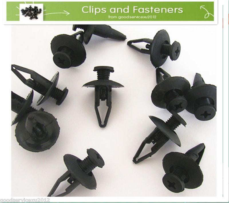 Sell 25 Pcs Push Type Nylon Clips Bumper Retainer Fastener Ford Escape
