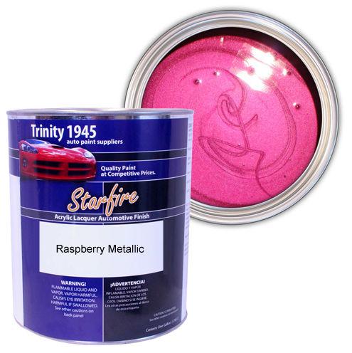 1 gallon raspberry metallic acrylic lacquer auto paint