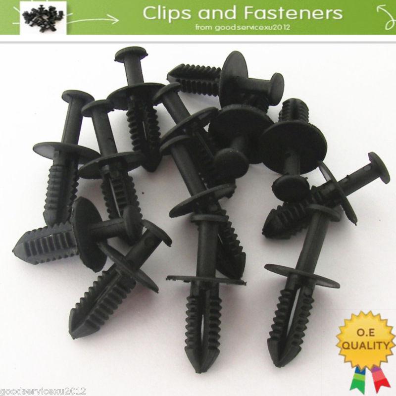 12 pcs benz fender liner rivet push type clip retainer fastener oe:124-990-04-92