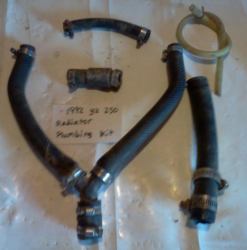 90 91 92 93 94 yamaha yz 250 yz250 radiator plumbing kit radiator hoses