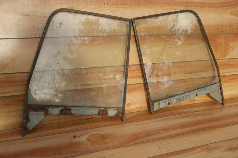 1955-1959 chevy & gmc pickup original side window frames