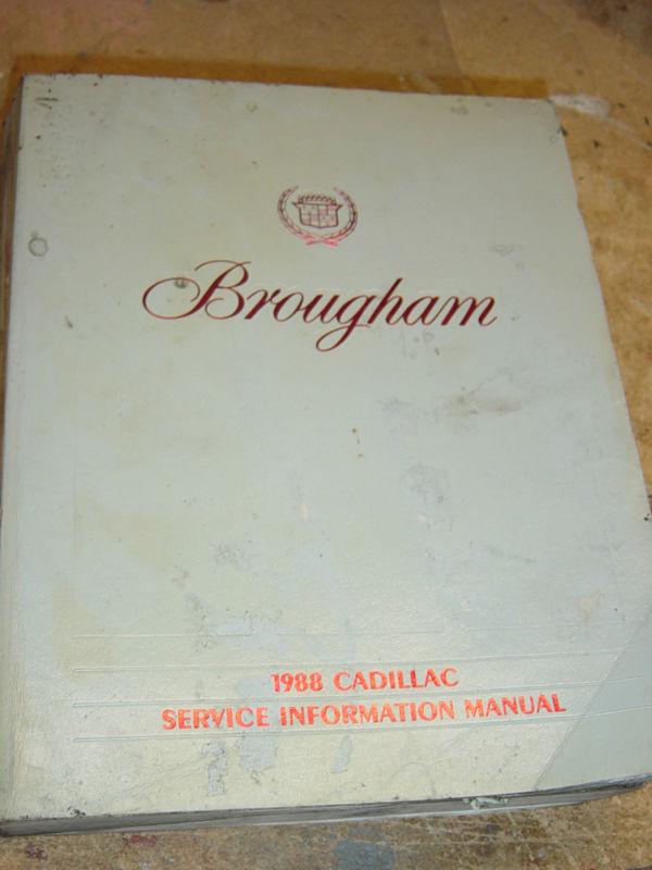 1988 cadillac brougham service manual
