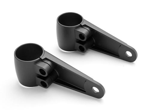 Black headlight fork mounting brackets for suzuki boulevard s40 s50 s83